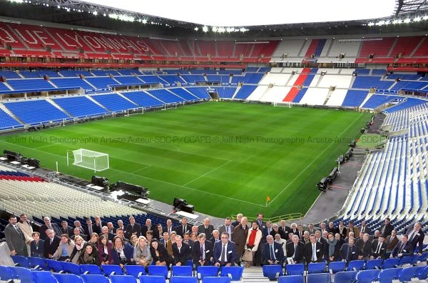 L'équipe de CEDEC France au Parc Olympique Lyonnais